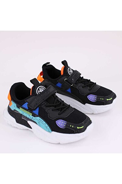 mm Comfortable sneakers for children with a voluminous sole A526-BLACK