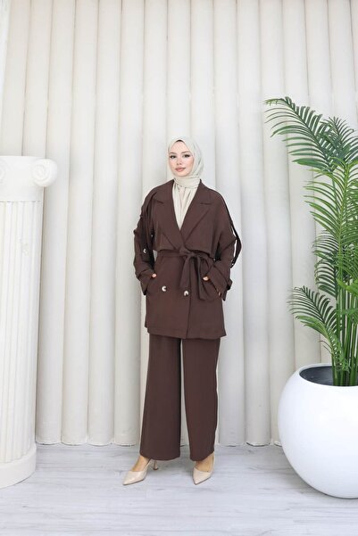 ankanoor طقم مزدوج من موديل تينسل ترينتش ANKA264067