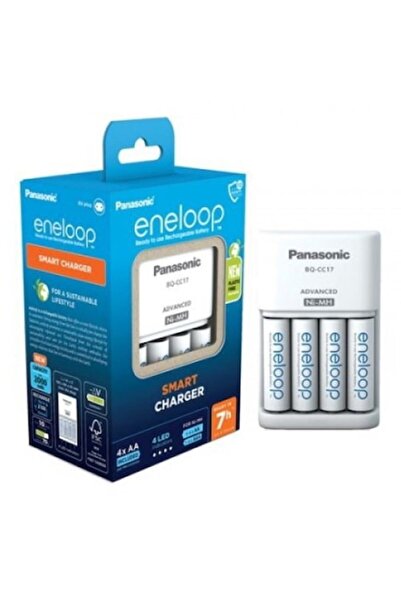 PANASONIC Eneloop BQ-CC17 Φορτιστής + 4 μπαταρίες Eneloop AA 1900 mAh