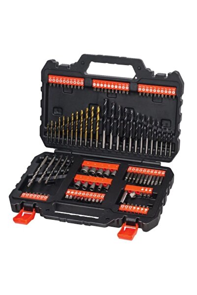 Black&Decker Set 109 burghie, Black&Decker, metalice, 1/4", argintiu/auriu