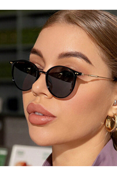 Take Two By Styli Black Round Sunglasses