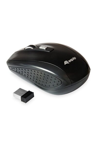 EQUIP Mouse optic wireless, Echipat, Viață, Negru
