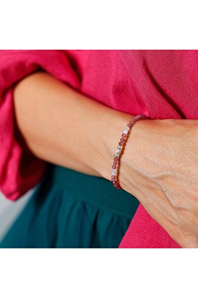 Ezera Harini Bracelet made of Pink Tourmaline and Morganite Crystals, made of...
