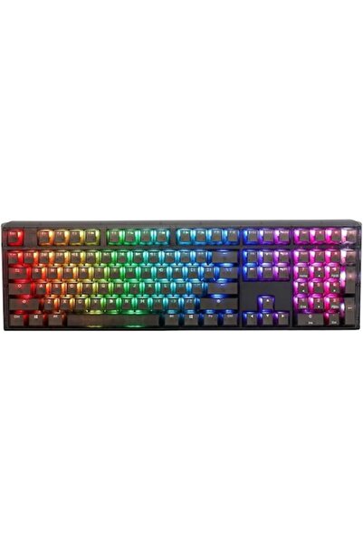 Ducky One 3 Aura Black Gaming Keyboard, LED RGB, MX-Blue (US), Black