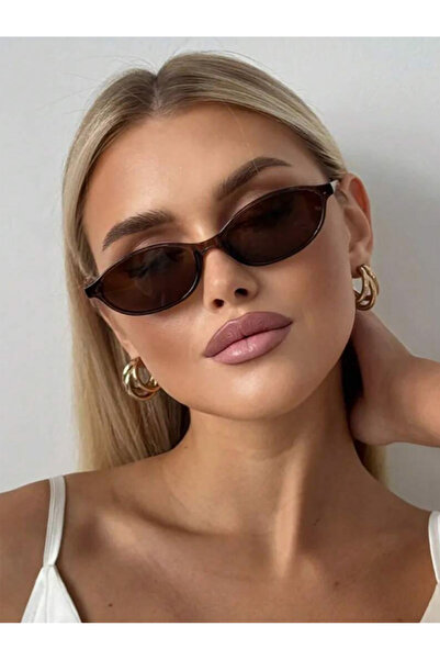 Take Two By Styli Black Oval Sunglasses