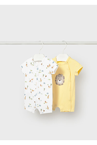 MAYORAL Newborn 2-Piece Short Jumpsuit