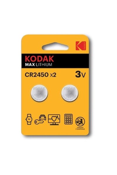 Kodak Set de 2 baterii CR2450 de 3V