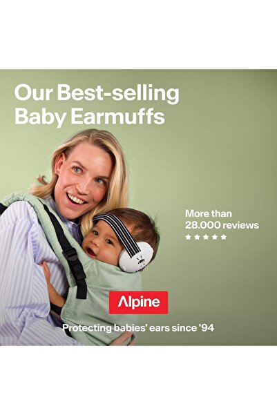 Alpine Muffy Baby Bebek Kulak Koruyucuları, 36 Aya Kadar Bebekler İçin