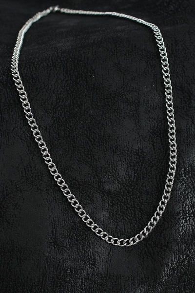 callerrons accessories Classic Oval Chain Model Silver Color Men's Necklace -...