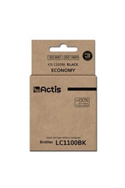 Actis Ink Cartridge, Actis, Compatible with Brother KB-110bk