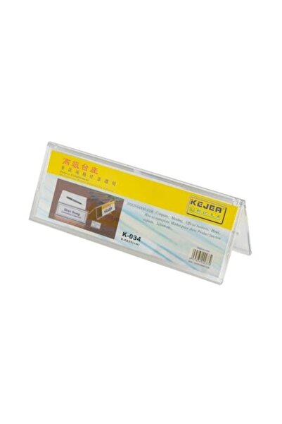 Kejea Οθόνη ονόματος γραφείου σχήματος Α, 85 x 250 mm, - Διαφανής