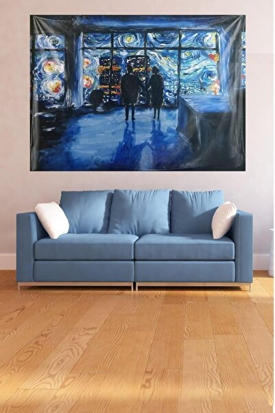 Nacario Nrcrioshop Pelangi Starry Nights Stain Resistant Velvet-Textured Fabr...