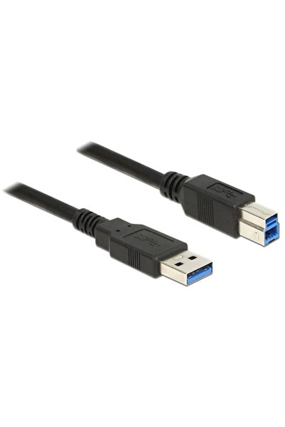 DELOCK Cablu USB-A/USB-B, USB 3.0, 5m, Negru