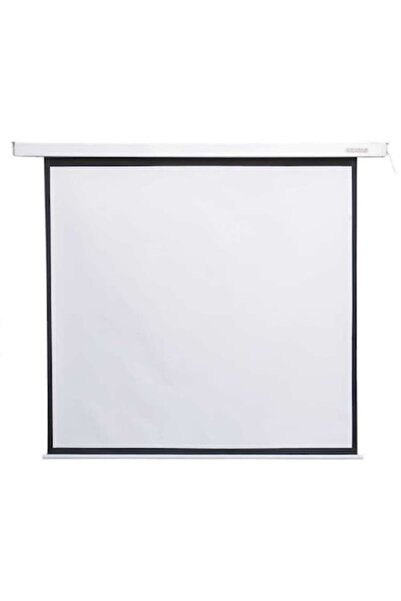 4World Electric Projection Screen, Wall-Mounted, Button, 178x178 (1:1), Matte...
