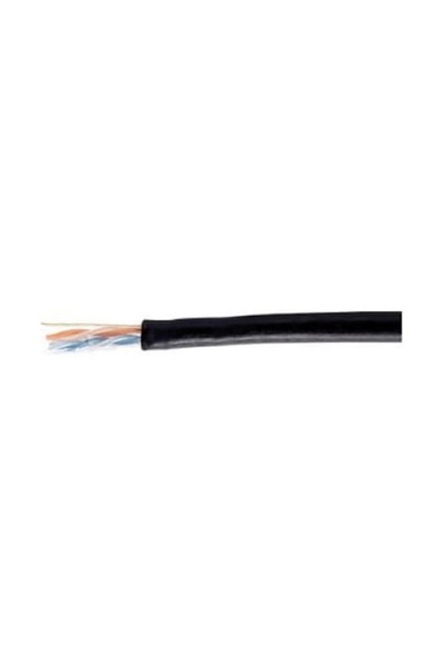 EQUIP Cablu de instalare exterioară, Echipat, Cat6, U/UTP, 305m, Negru