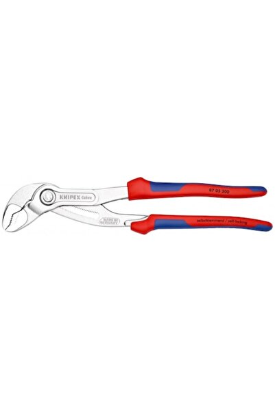Knipex Cheie pentru țevi Cobra, cromată, mânere multicomponente, 2 3/4", 300 mm