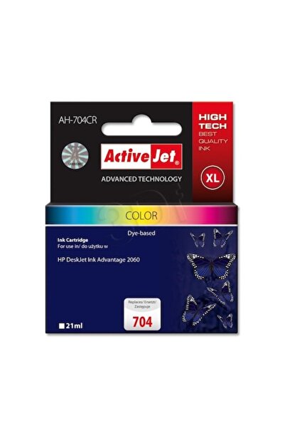 ActiveJet HP 704 Ink Cartridge, 21 ml