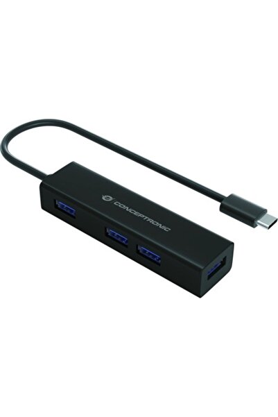 CONCEPTRONIC Cablu de date, 4 porturi, negru