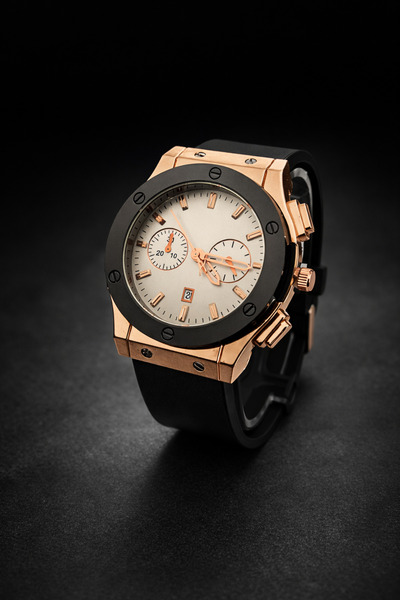 G Sport POLO Hublot Model Silicone Strap Calendar Wristwatch