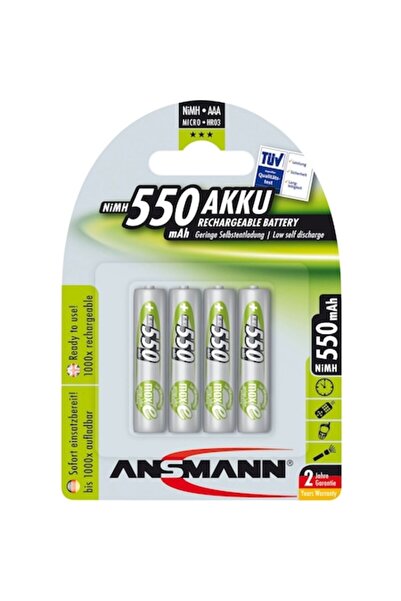 ANSMANN 1x4 maxE NiMH Baterie reîncărcabilă Micro AAA 550 mAh
