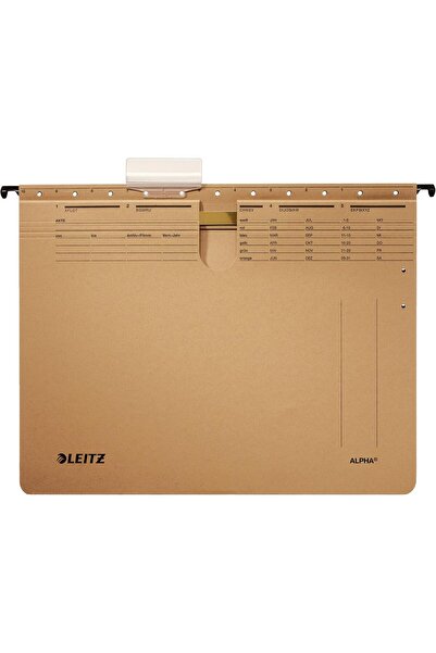 Nacario ملف ألفا من نركريوشوب، مع حلقات، مقاس A4، لون ورق الحقيبة، عبوة من 10...