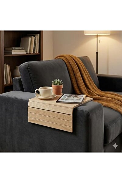 STOREMAX buysell Store Koltuk Kolçak Sehpası – Bardak, Atıştırmalık, Telefon ...