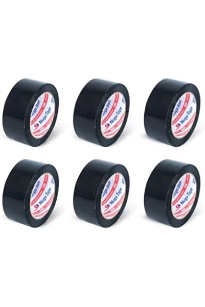 Nacario Nrcrioshop 45 mm X 100 Mt Black Adhesive Tape 6 Pieces 1201248