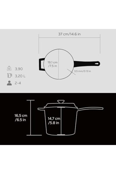 Nacario وعاء صلصة دائري من نركريو شوب. سلسلة دوكيم ديمير يكبيبار بمقبض العصري...