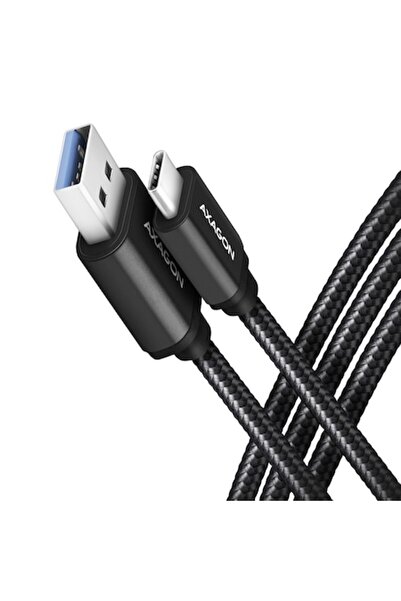 Axagon Cablu SPEED, USB-A / USB-C, QC3.0, 3A, 100 cm, negru