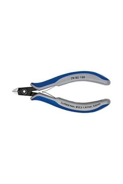Knipex Clește de precizie cu tăiere laterală pentru electronice, 125 mm,