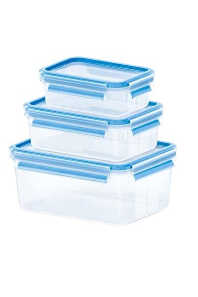 emsa Set de 3 recipiente alimentare Clip&Close 0,55/1/2,3 L