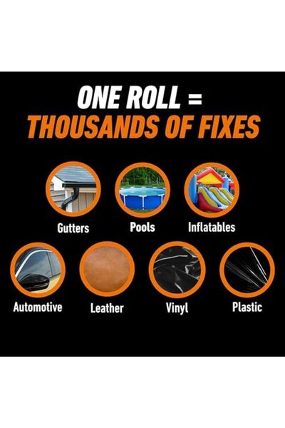 Nacario Nrcrioshop Gorilla Crystal Clear Repair Tape, 4.8 cm X 18 Yd, Transpa...