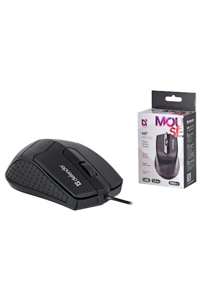 Defender Mouse cu fir, 1000 DPI, negru