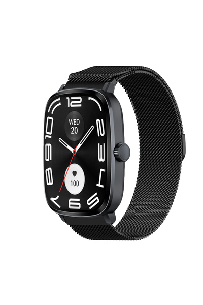 Tagomoon Haylou RS5 LS19 ile Uyumlu Kordon Hasır Metal Örgü Mıknatıslı Milano...