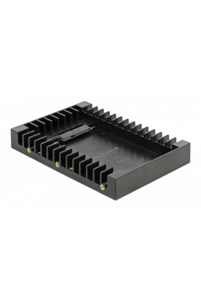 DELOCK 3.5" инсталационна рамка за Slim SATA 2.5" черна
