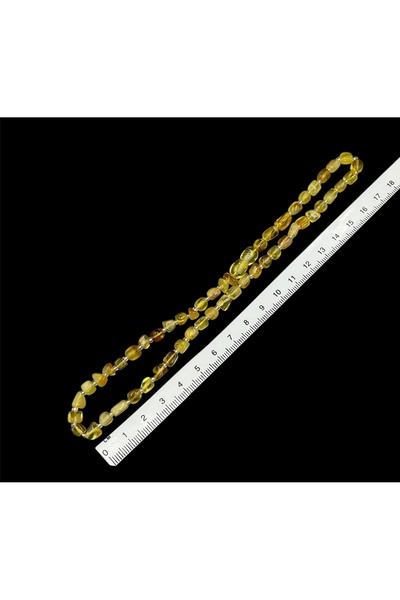 nefjewelrydesign 36cm 5.89gram Damla Kehribar Çocuk Kolye