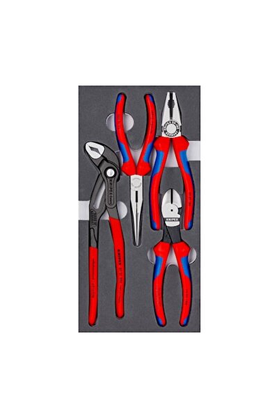 Knipex Set, 4 x Clești pentru utilizare frecventă, 180-250 mm