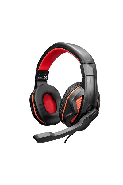 Hytech HY-G9 BANNER Mikrofonlu Kulaklık, Siyah-kırmızı
