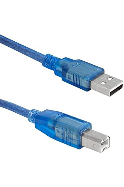 Nacario Nrcrioshop 3 Meter Transparent USB a B Printer Printer Cable Compatib...