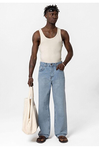 VAMOSCLO Baggy fit jeans color-2