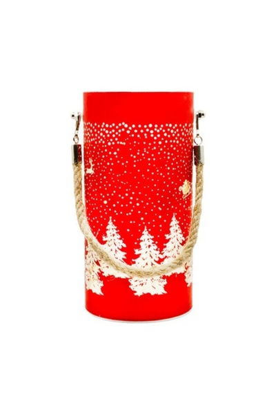 FOREVER LİGHT Lampă LED model brad de Crăciun - Roșu/Auriu