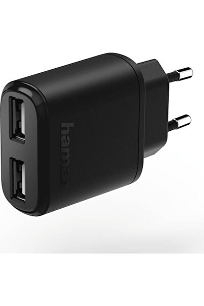 Hama Încărcător de rețea USB (2xUSB), 230V 2.4A