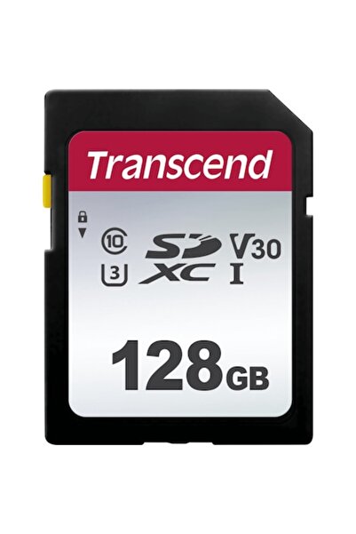 Transcend SDXC SDC300S 128GB CL10 UHS-I U3 Memory Card