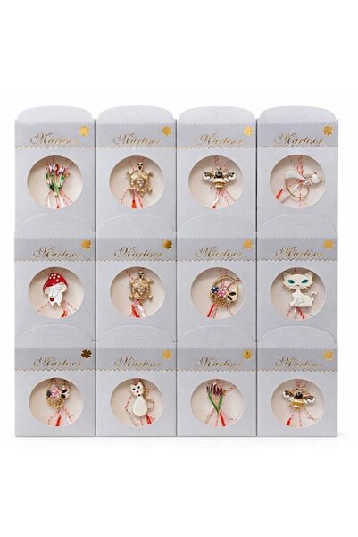 OEM Set of 24 Brooches Martisor, 11x6 cm, mixed models, Gift for March 1st Wo...