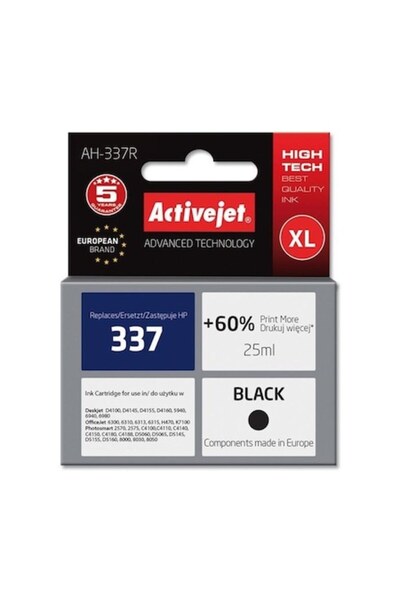 ActiveJet Compatible Ink Cartridge 337XL, Premium Activejet, for HP C9364EE