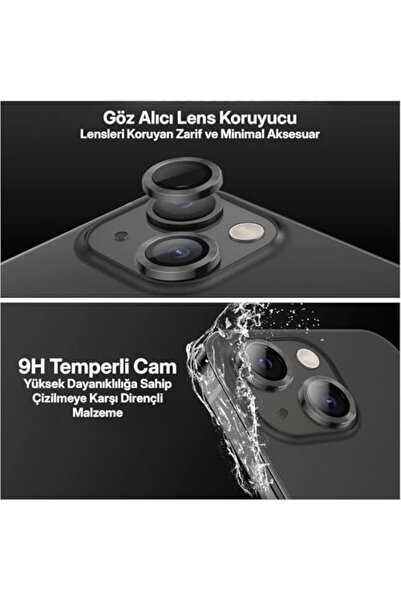 Nacario واقي عدسة الكاميرا من الزجاج المقسى من NrcrioShop متوافق مع 15-15 بلس...