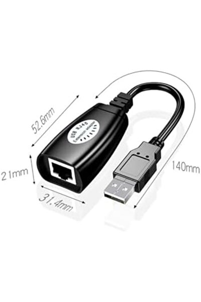 Nacario Nrcrioshop USB Extender, 50 Meters Rj45, USB Extension Cable, Cat5 – ...