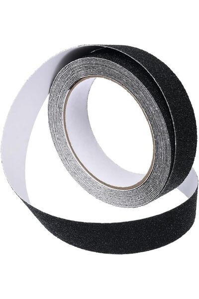 Nacario Nrcrioshop Lr-Kyb003-25 Black Stair and Floor Anti-Slip Tape 2.5 cm X...