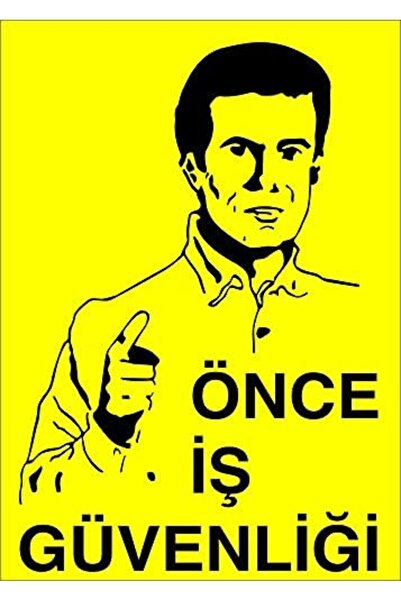 Nacario Nrcrioshop Lr-Is006 Safety at Work Pvc Warning Sign First 1201248