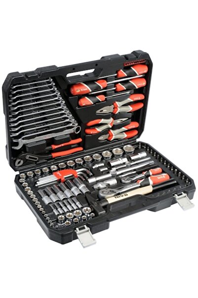 yato Set chei tubulare și biți cu acționare de 1/4" și 1/2", 122 piese